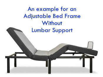 Comparison of adjustable beds with and without lumbar support